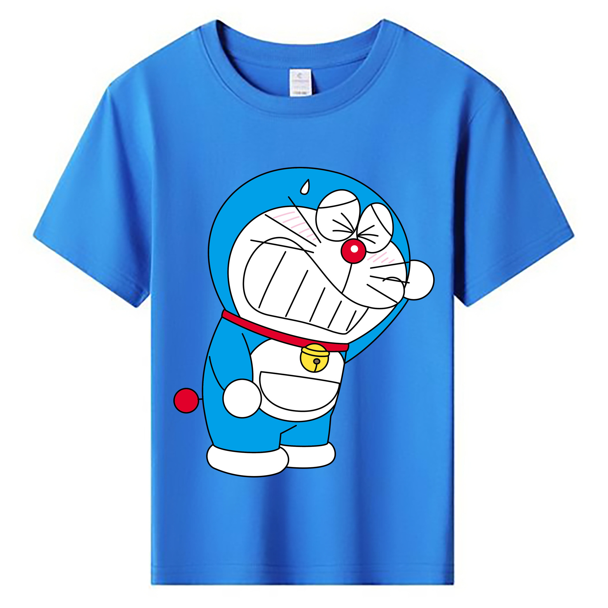 （画像用） ドラえもん Doraemon 綿100％キッズTシャツ（フロントプリント）